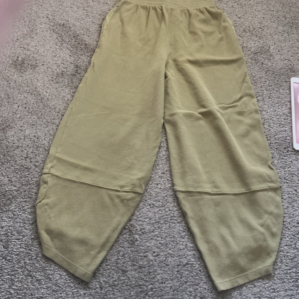 NWOT Free People Beach Leo Pants Verte - Picture 6 of 11